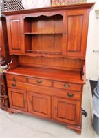 Cherry “Sterling House” Hutch Cupboard