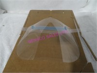 LOT, 1 BOX SAFETY FACE SHIELDS (50 PCS)