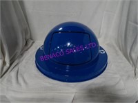 1X, 24"D, BLUE METAL GARBAGE CAN LID *LID ONLY*