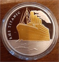 Titanic medallion.