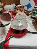 Vintage tree stand and topper
