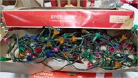 Vintage boxed Christmas lights