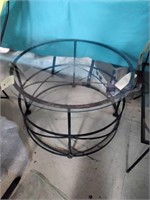 Wrought-iron round table