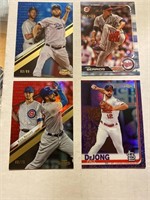 Numbered Baseball Cards