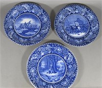 3 George Washington Historical Plates