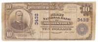 Tennessee. Morristown. National Currency $10