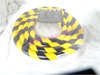 1X, BLACK+YELLOW SAFETY RAILING COVER
