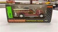 1/30TH 1926 SEAGRAVE FIRE TRUCK BANK