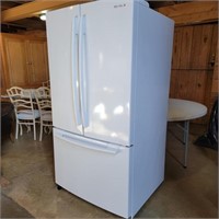 White Samsung RF265ABWP Refrigerator