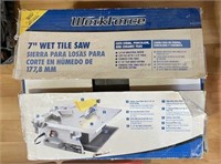 Work Force 7" Wet Tile Saw