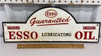 Esso cast iron sign - not antique