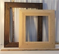 2 Custom quality solid oak frames - HEAVY
