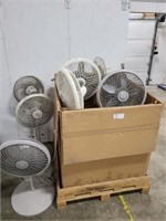 GROUP OF VARIOUS FANS