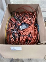 GROUP OF VARIOUS EXTENSION CORDS