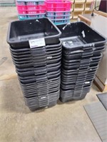 GROUP OF PLASTIC TOTES, 20"X15"X7"