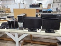 GROUP OF (4) COMPUTERS, (3) DELL INSPIRON, (1)
