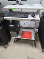 STANDING COMPUTER DESK, 24"X30"X44", DOES NOT
