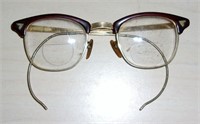 1930-40's Bakelite 12KGF Horn Rim Glasses