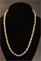 STERLING SILVER FRESHWATER PEARL NECKLACE 18"L