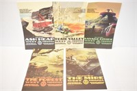6 POSTERS - 14 X 9"