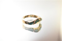 STERLING TURQUOISE BAND RING 1.75 CTS - SIZE 5