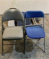(9) Metal Folding Chairs