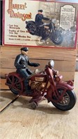 Cast Iron Harley Davidson Figurine w Box