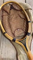 Antique Bancroft Racquet w Bag