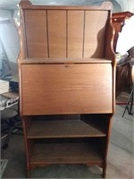 Vintage fold down secretary desk 32" x 62"