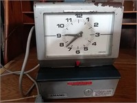 Vintage Hallock Clock Company time clock