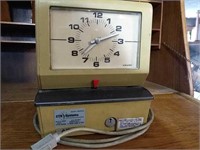 Vintage Amano Cincinnati Ohio electric time clock