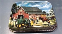 John Deere. What a Glorious day coke tray