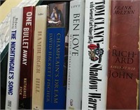 7 hardback books including Tom Clancy