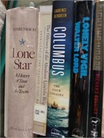 5 books including the history of Texas