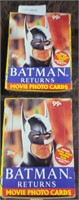 2 FULL BOXES OF 1992 TOPPS BATMAN RETURNS CARDS