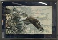 R.S. Parker eagle framed print, impression