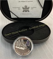 2002 Canada 20 dollar silver Hologram proof coin