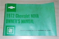 1972 Chevrolet Nova Owners Manual