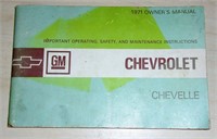 1971 Chevrolet Owners Manual