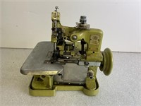 Small Industrial Lime green Sewing Machine