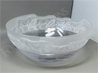10" wide Nachtmann crystal bowl