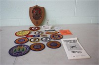 Assorted Patches, Trophy & Plaque