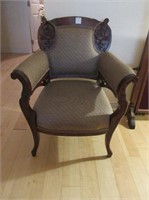 A Late Victorian Upholstered Armchair, Circa 1880