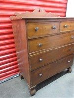 A Canadiana Cherry Chest of Drawers, Circa 1850