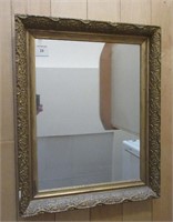 A Mirror Housed in an Edwardian Gilt Frame