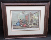 A Framed Engraving:  Home From the Woods