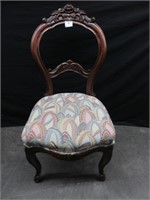 A Victorian Walnut Chair, Circa 1880