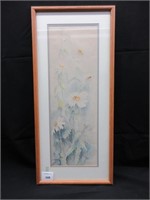 A Framed Watercolour:  Gerry Paley