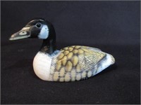 A Hand Carved/Hand Painted Canada Goose