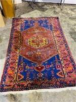 Wool area rug - approx 4 x 6 ft
